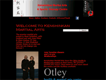 Tablet Screenshot of kenshinkan.org